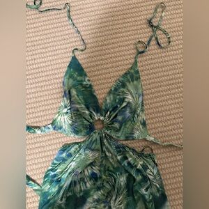 Emprada size large beautiful flowy boho comfy elastic waist (15-22"across front)